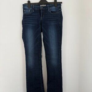 $98 Guess Y2k Los Angeles Kate Bootcut Jeans Dark Wash Size 27